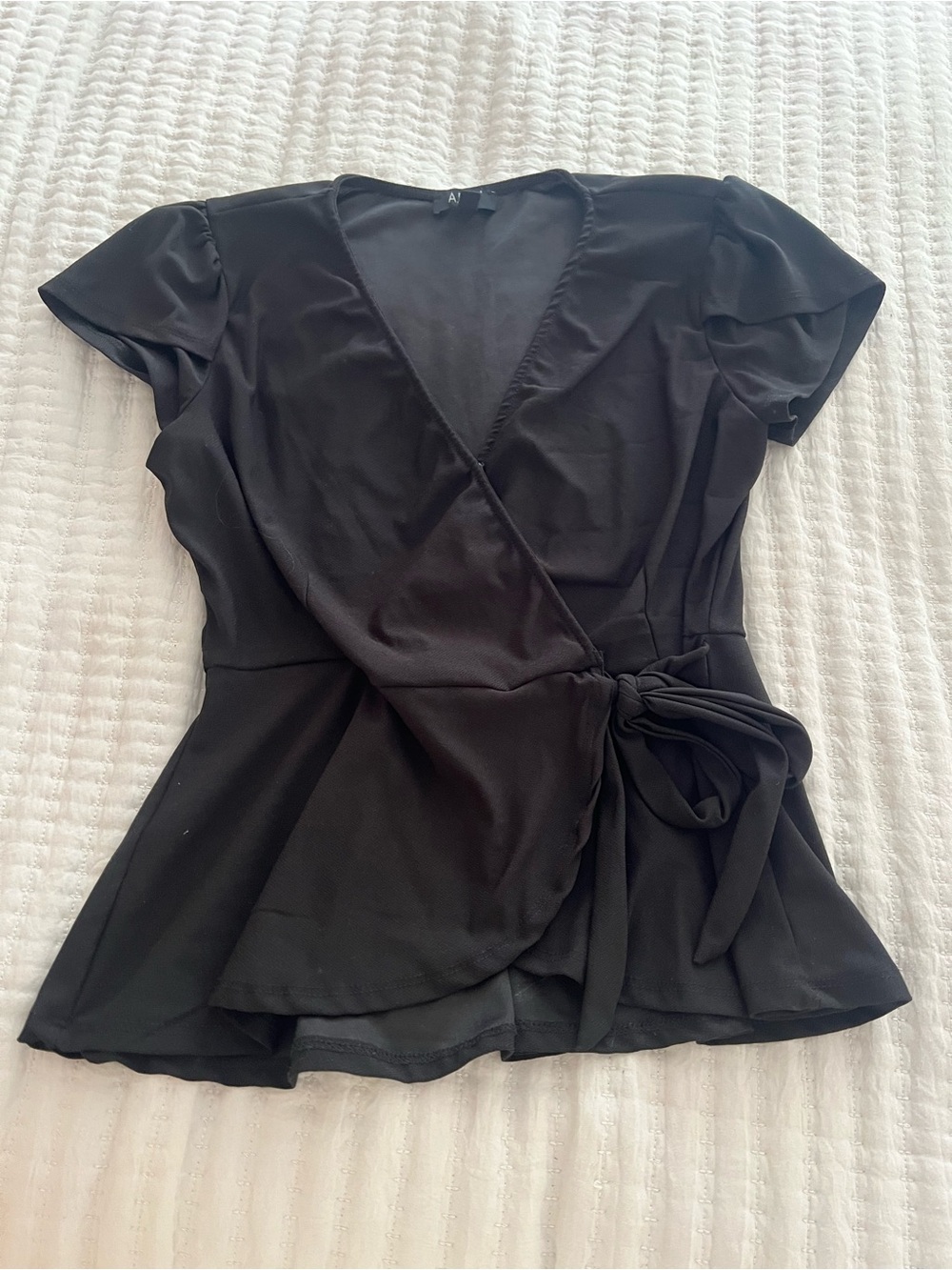 Black wrap top